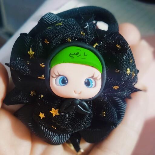 کش مو مشکی محرمی بسیار شیک و زیبا